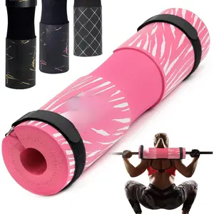 Squat Pad Barbell Pad -  &  Protective  Workout Weight Lifting Bar Cushion for Lunges &  Thrusts, Fit Standard and Olympic Bars Perfectly, Multi-color Choices