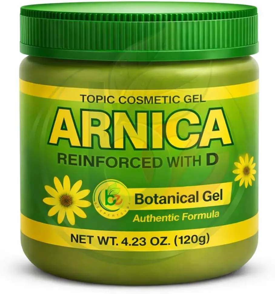 Arnica Flores Gel – 4.23 oz – Natural Concentrated Topical Gel for Muscles & Joints,Fast-Absorbing, Botanical Aroma Massage Therapy,Post-Workout,Daily Use,100% Natural, Vegan, Non-GMO–by BexpertsUSA