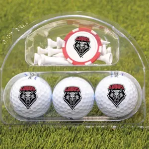 UNM Golf Ball Clam Shell Pack
