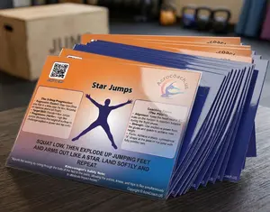 Exercise Flash Cards Set