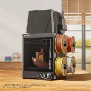 [SummerWins]ELEGOO Centauri Carbon 2 Combo 3D Printer, Fully Auto Leveling 3D Printer, 500mm/s Fast Printing, CoreXY Structure, Multicolor Combo 256x256mm Large Build, Beginner Friendly for Family & School