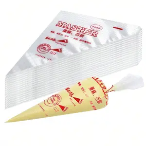 Transparent Cream Icing Piping Bags, 20/50/100 Pieces, Ideal for Cake Decorating, Macaroon Packaging, DIY Baking Supplies