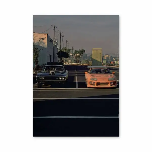Vintage Fast and Furious Poster