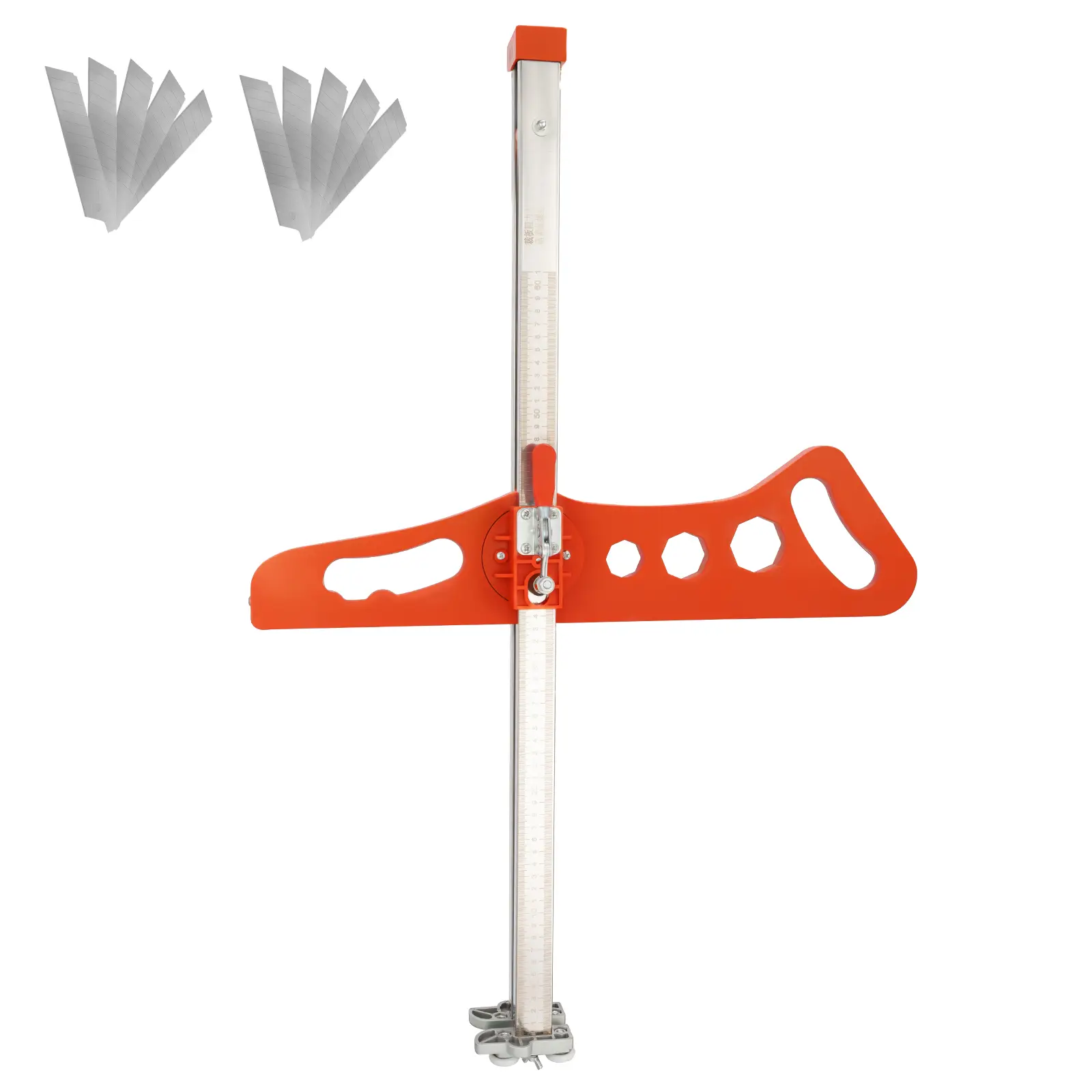 SnapFixMate Durable Stainless Steel Drywall Cutter with Hand Push - Dust-Free, Shock-Resistant Roller for Precise Woodworking & Board Cutting, Aluminu