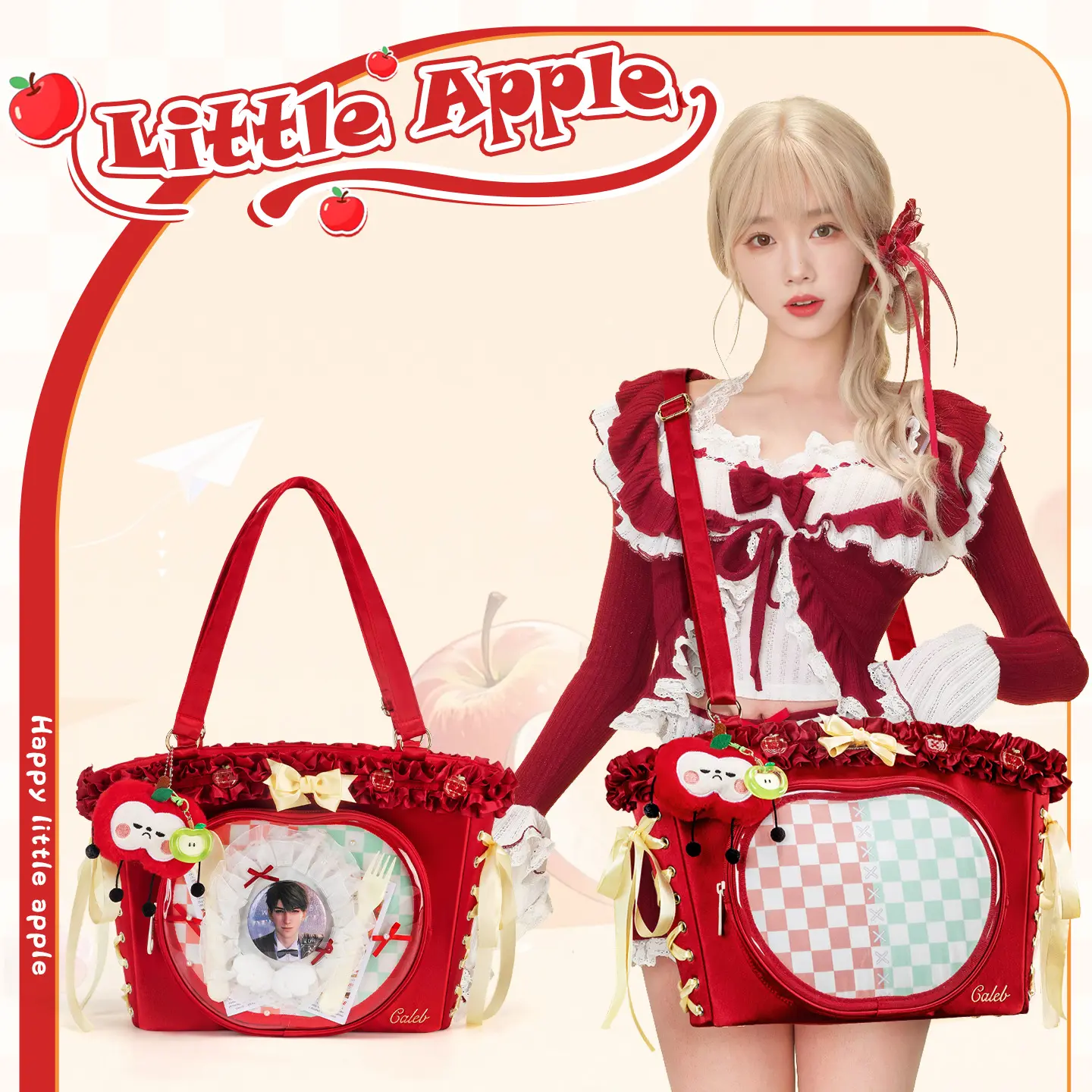 ❤apple❤ ハンドメイド 帯 バッグ THE JUNCO Love and Deepspace Caleb Anime ITA Bag – Unique Apple
