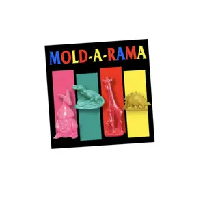 Mold-O-Rama Black Flag Retro Band sticker, 4x4 inches, XL in size.