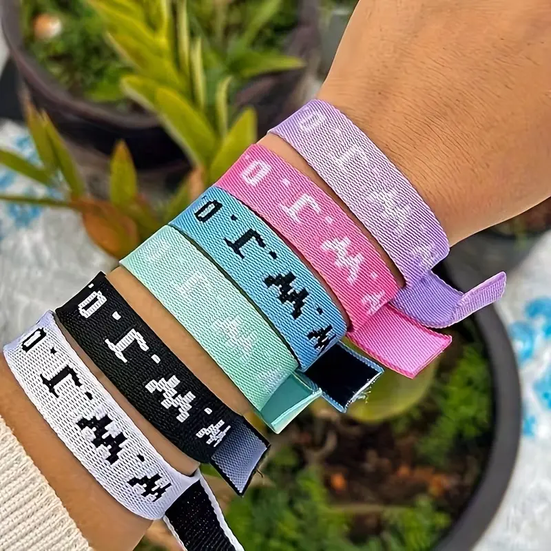 2pcs/set WWJD Alphabet Weaving Cross Braid Hand Rope Bracelet For Unisex Jewelry Gifts