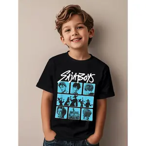 kpop-inspired Funny Awesome Graphic Kid T-Shirt Fashion Kid T Shirts Trending Tees Tops for Kid
