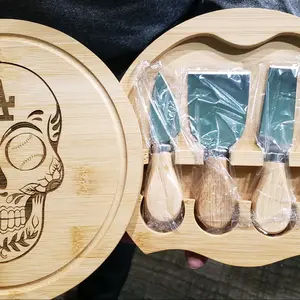 Customized Bamboo Cheese Board Chopping Kitchen Utensils Thick