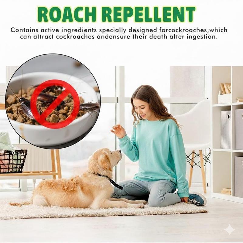 Permanent Roach Killer – Indoor Cockroach Bait Gel & Traps for Infestation, Home Outdoor Roach Repellent – 12 Count,Perfect Christmas & New Year Gift ldea