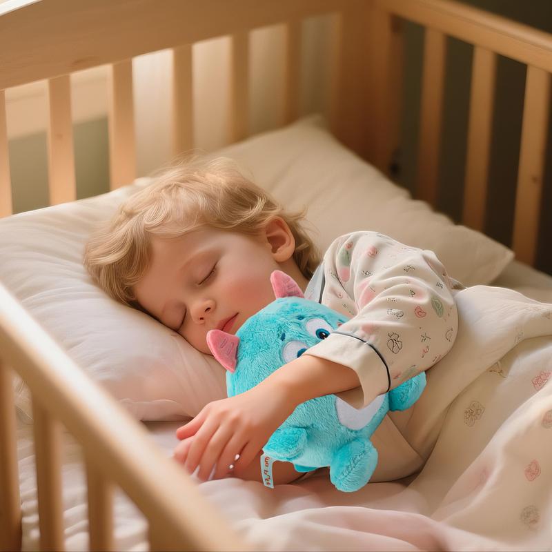 Lumo Puff Bouncing Monster Plush Toy 9.5"*8.5" Singing Mimicking Repeating Talking with 48 Melodies & Recording Feature Best Gift for Xmas Birthday Party Thanksgiving Halloween Weighted Stuffed Animal Sensory Cuddle Box Cute Soft plushie