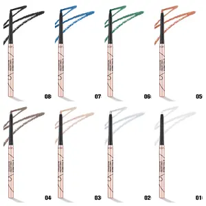 PHOFAY Waterproof Colorful Eyeliner - Long-lasting Matte Finish, Oily Proof, Microtip for Precise Lines, 0.8g Net Weight