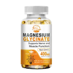 Magnesium Complex Mineral Capsules | 400mg of Magnesium Glycinate For Muscles, Joint, Nerves, Relaxation & Focus Non-GMO With Vitamin D3 & B6