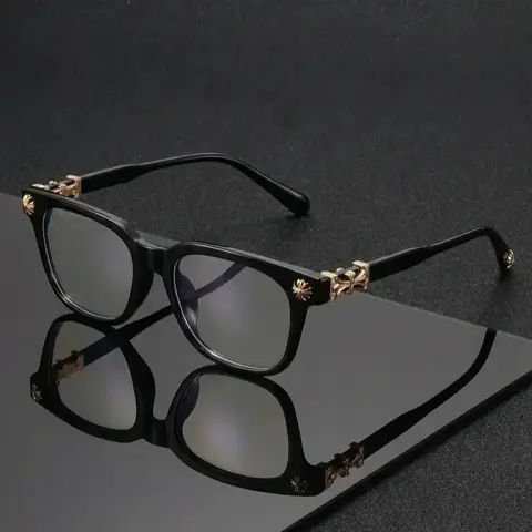 Anti Blue Glasses for Men - Stylish Trendy Square Frames Eyeglass, Fashion Accessory Eyewear, Blue Light Blocking, Ideal for Work & Daily Wear Sports Eyewear
