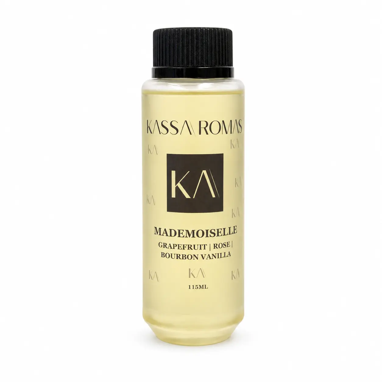 KASSA AROMAS Mademoiselle Home Fragrance Oil for Waterless Cold Air Diffusers – Light Sicilian Grapefruit, Rose & Vanilla – 15 mL, 115 mL & 500 mL