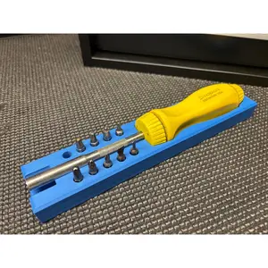 Screwdrivertool Holder Tool Organizer For Snap On 8-3/4&Quot; Ratcheting Screwdriver #Ssdmr4, Magnetic Base Option