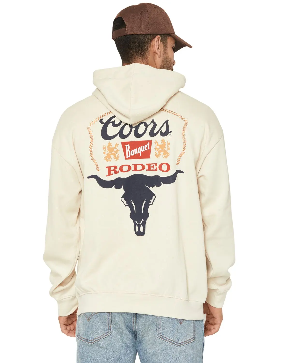 Coors Men's Men'S Banquet Rodeo Steerhead Graphic Hooded Sweatshirt - 47-259-584