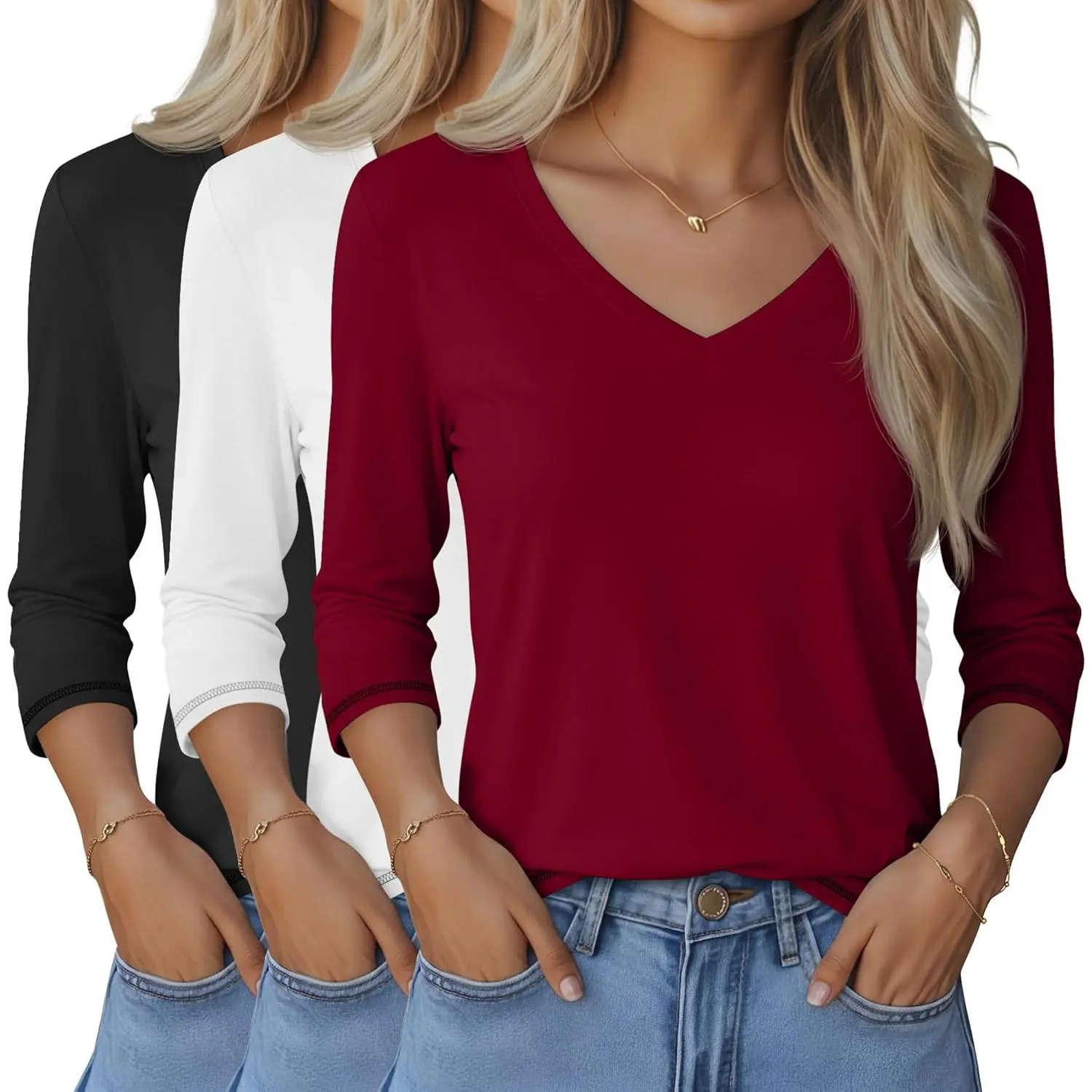 White, Red, Black