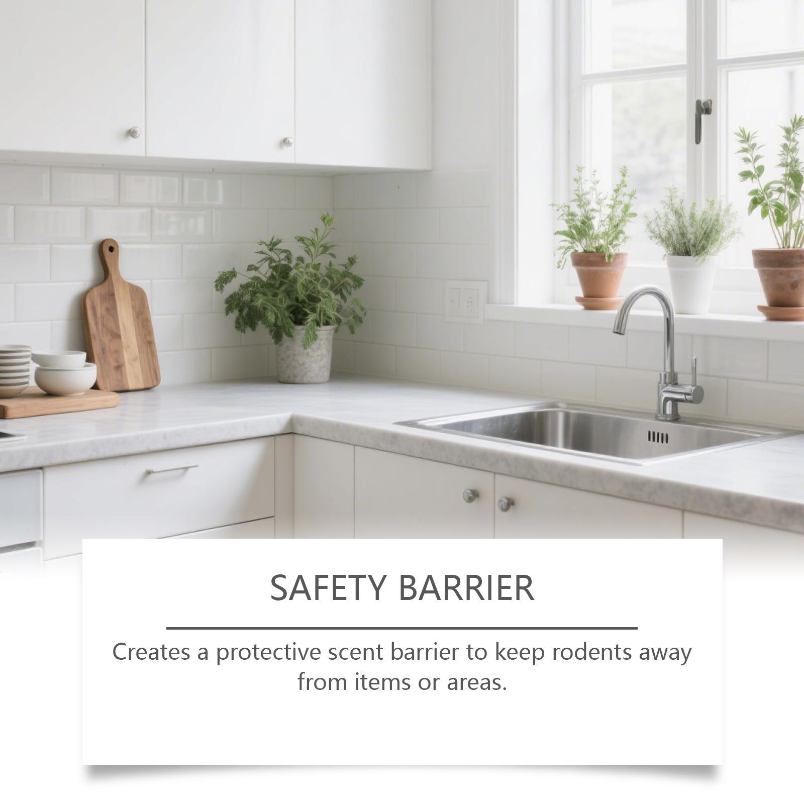 Natural Peppermint Oil Rodent Repellent 10 Pack, Botanical Mouse & Pest Deterrent for Indoors & Outdoors, Repels Squirrels, Roaches, Spiders, Pet Safe Bug Control for Home, RV & Car Engine