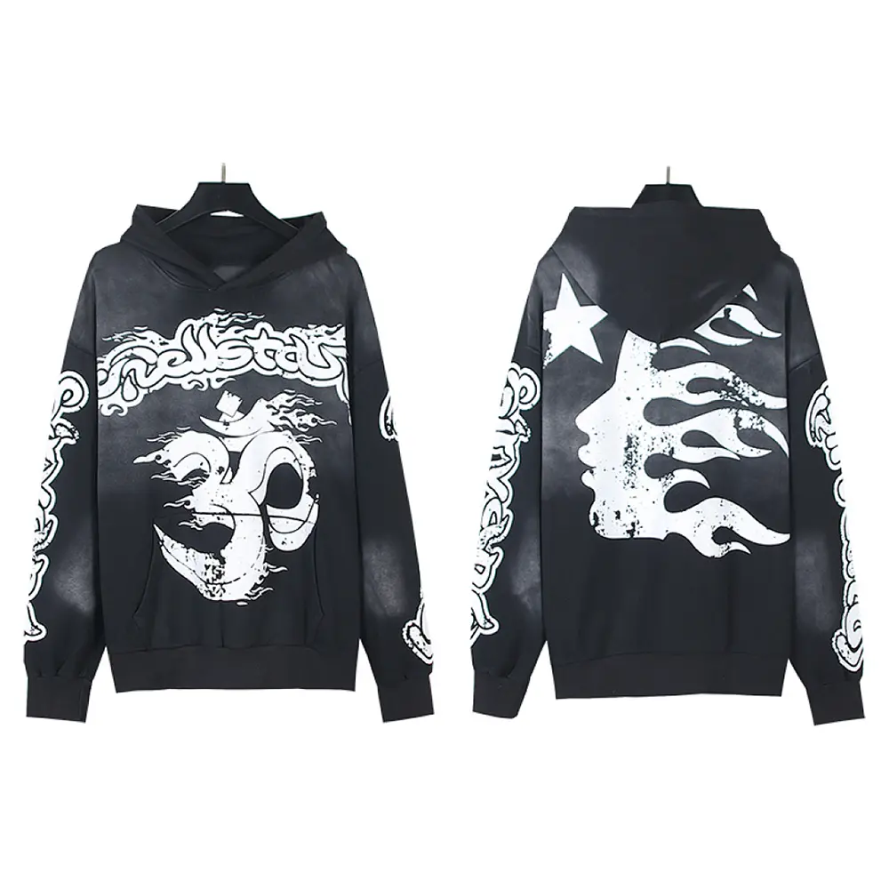 Hellstar Yoga Black Hoodie