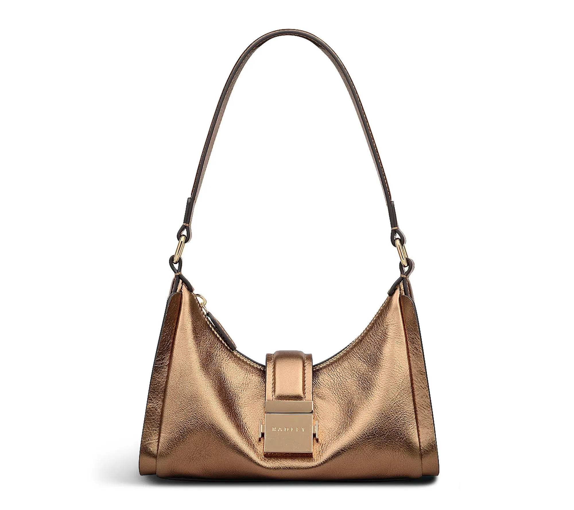 RADLEY Sloane Mews - Metallic Small Zip Top Shoulder Bag