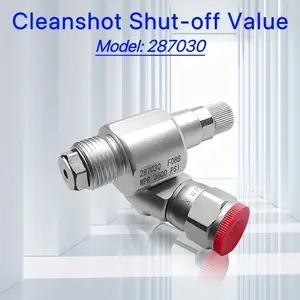 Clean Shot Shut-Off Valve Swivel Joint, Threaded Adapter for Spray Gun Paint Sprayer, Airless Paint with 7/8-Inch 180 Degree Rotation And Control Valve, Designed for High Pressure Airless Paint Spray Gun Swivel Joint