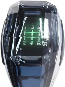 Car Universal LED Crystal Handles Manual Transmission Gear Shift Knob Lever Stick Head