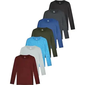 7PackLongSleeveShirtsforMenMoistureWickingSunProtectionUVUPFSPFPerformanceQuickDryT-ShirtforCasual
