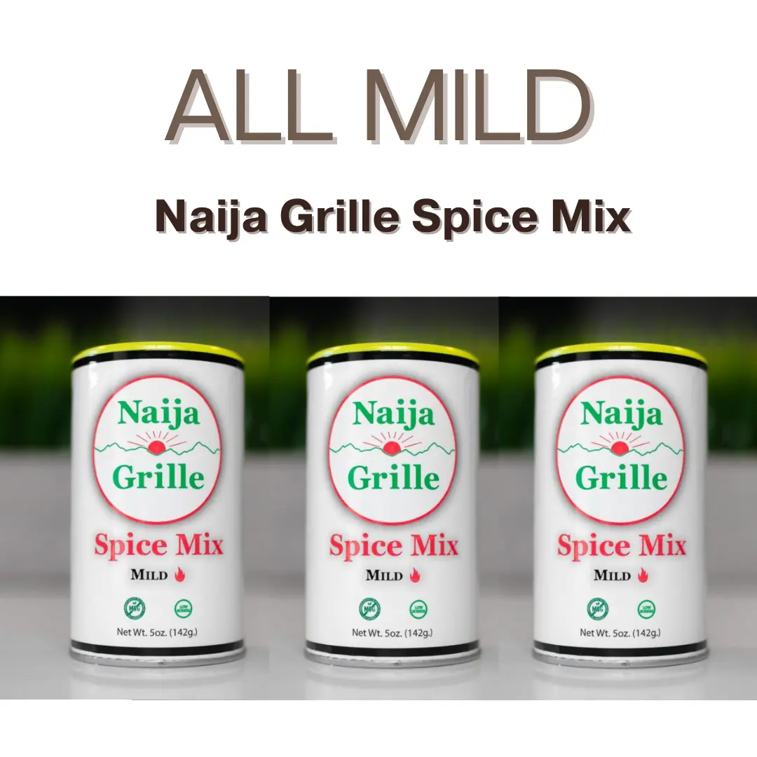 Naija Grille Spice Mix Bundle (3 Bottles, ALL Mild)