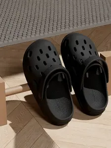 Trendy Eva Slippers, Casual Slipper Shoes, Soft Sole Anti-Slip Breathable Sandals, Two-Way Design, All-Seasons, Home & Outdoor, Couples' Shoes, Essential for Students