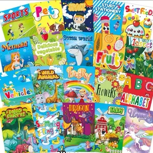 12 Pcs Random Kids Coloring Books - Fun & Creative Activities for Children - Perfect for Surprise Fun Time - Includes 12 Unique Notebooks