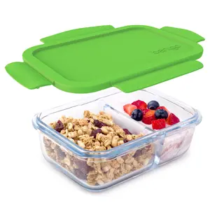 Bentgo Glass Snack Container - Snack Storage with Lid