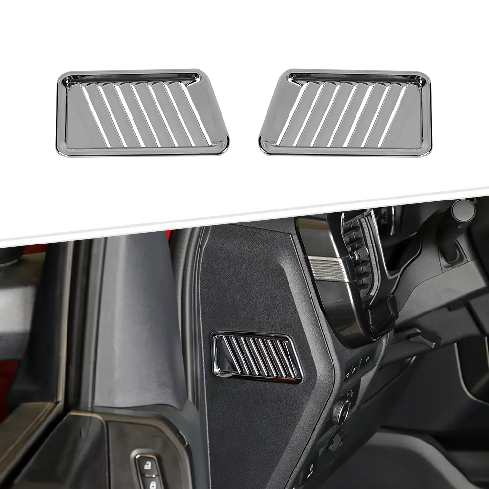 Car Interior Accessories - Center Console Side AC Air Vent Cover Trim for 2021+ Ford F150 Car Interior Accessories - Center Console Side AC Air Vent Cover Trim for 2021+ Ford F150
