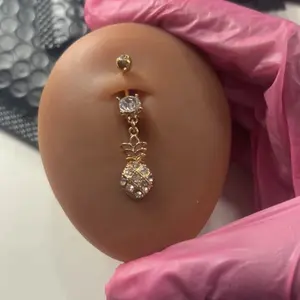 Pineapple belly ring