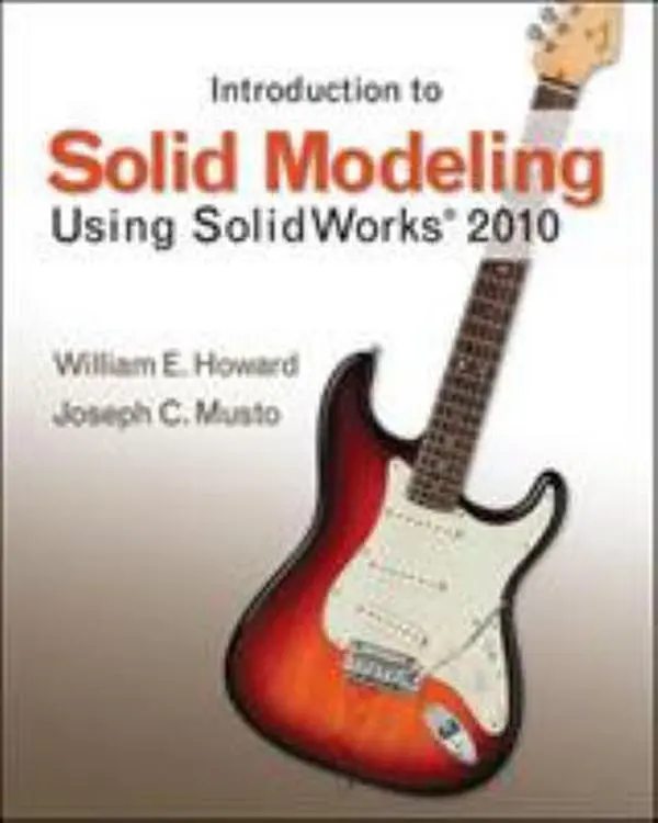 Used "Introduction to Solid Modeling Using SolidWorks 2010" by William E. Howard, Paperback Engineering Book with Tutorials for Sheet Metal, Mechanism Modeling, Part Modeling, Drawing