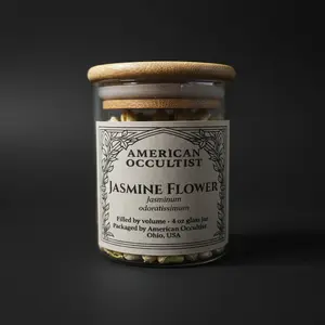 Jasmine Flower Ritual Herb Jar — Jasminum odoratissimum