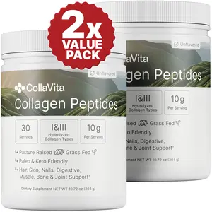 CollaVita Collagen Peptides 30 Servings 2-Pack