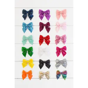 Sequin Trendy Hair Bows!
