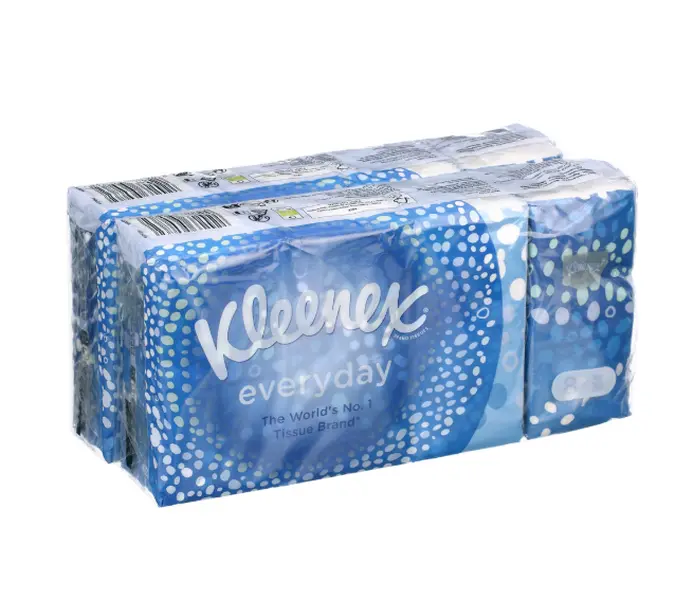 Kleenex Everyday 9 x Pocket Tissues Packs - 8 Packs Included Pack of 2