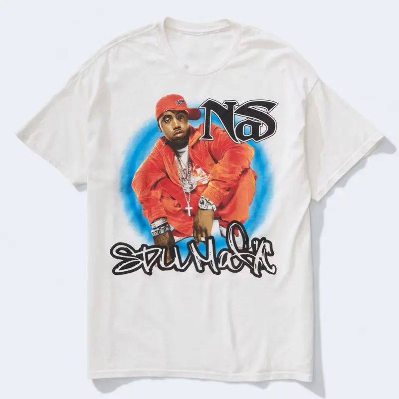 Nas Stillmatic Graphic Tee Shirt