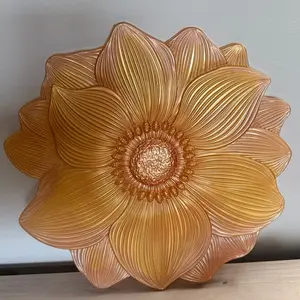 Handcrafted Floral Resin Statement Tray