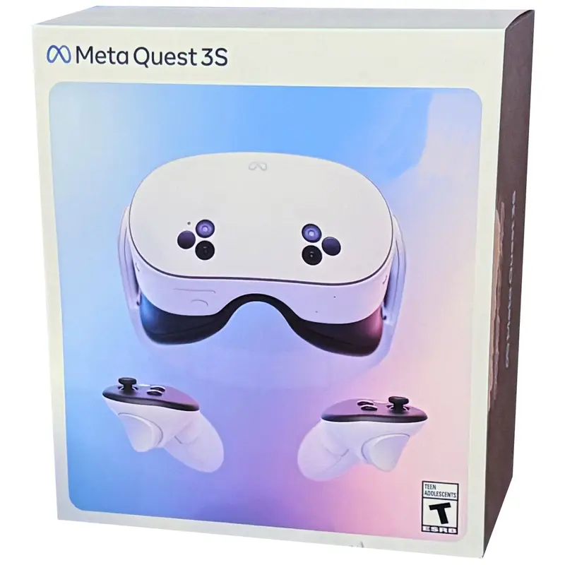 Meta Quest 3S 256GB Advanced All-in-One VR Headset with Batman: Arkham Shadow