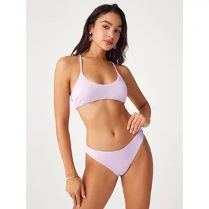 Cider U-neckline Knotted Bikini Set SwimWeek
