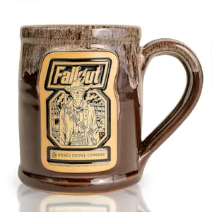 Bones Coffee Company | Ghoul Handthrown Ceramic Coffee Mug Brown 14oz Dishwasher Safe Bones Coffee Company | Ghoul Handthrown Ceramic Coffee Mug Brown 14oz Dishwasher Safe