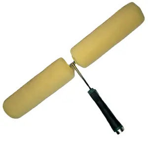 18 inch Dual Corner Roller Frame Kit | includes one (1) 18 inch Dual Corner Frame and a 2-Pack of 9’ 3/4’ Nap Polyester Corner + Rollers | The only 18’ frame that paints walls and corners house painting