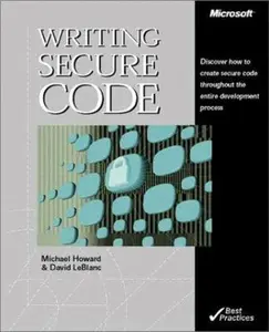 USED-Writing Secure Code by Michael Howard (Paperback)