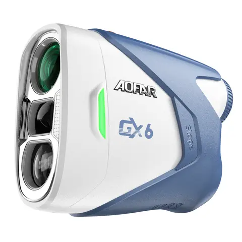 AOFAR GX6 Golf Rangefinder - Lightweight Powerful Magnetic Design with N52 Magnet, Replaceable Charging Function, 1000-Yard Laser Measurement, Flag Pole Locking Vibration, Slope Compensation, 7X Magnification for Golf, Archery & Cross-Sport Versatility
