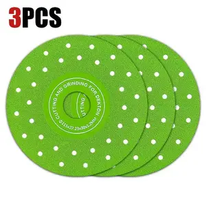 3pcs 115mm Diamond Saw Blades for Cutting and Grinding Tiles Marble Ceramics, 45 Degree Bevel Design, Angle Grinder Tool Accessories