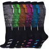 6pc Medical grade compression stockings for women men varicose veins relief swelling reduction diabetic socks circulation boost doctor recommended trending health product must have Color Pattern