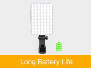 [New Deal]  60 LED Portable Selfie Light Video Conference Lighting with Clip & Camera Tripod Adapter Rechargeable 2200mAh